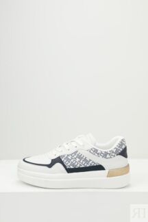 Кроссовки кожаные с монограммой логотипа Tommy Hilfiger