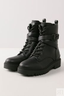 Ботинки на шнуровке с монограммой бренда Guess