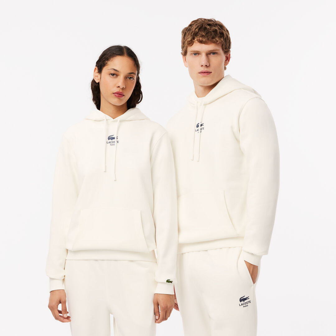 Мужская хлопковая толстовка Lacoste с капюшоном фото 1
