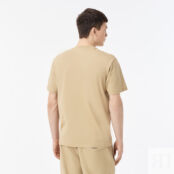 Мужская хлопковая футболка Lacoste с коротким рукавом фото 2