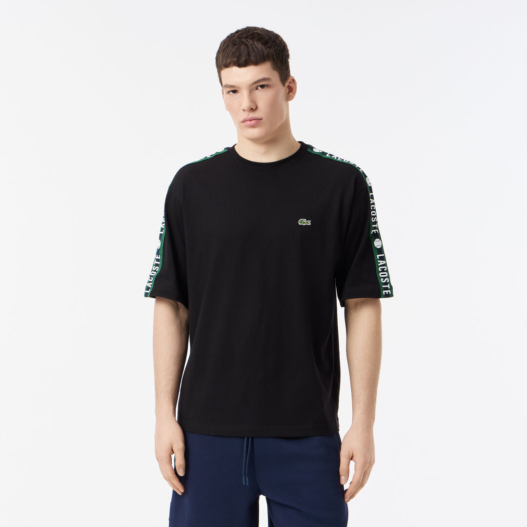 Мужская футболка Lacoste  из хлопка фото 1