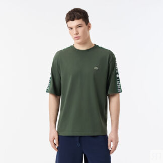Мужская футболка Lacoste  из хлопка