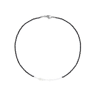 Колье Black Pearly Diamant Necklace – Tiny HOLLY JUNE
