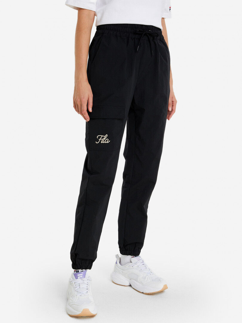 Брюки женские оверсайз FILA Igadi, Черный FW23WS073FLA-000 фото 1