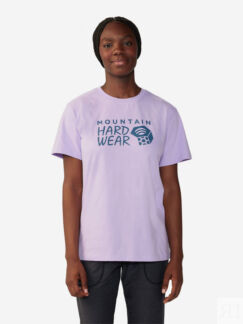 Футболка женская Mountain Hardwear Logo Short Sleeve, Фиолетовый