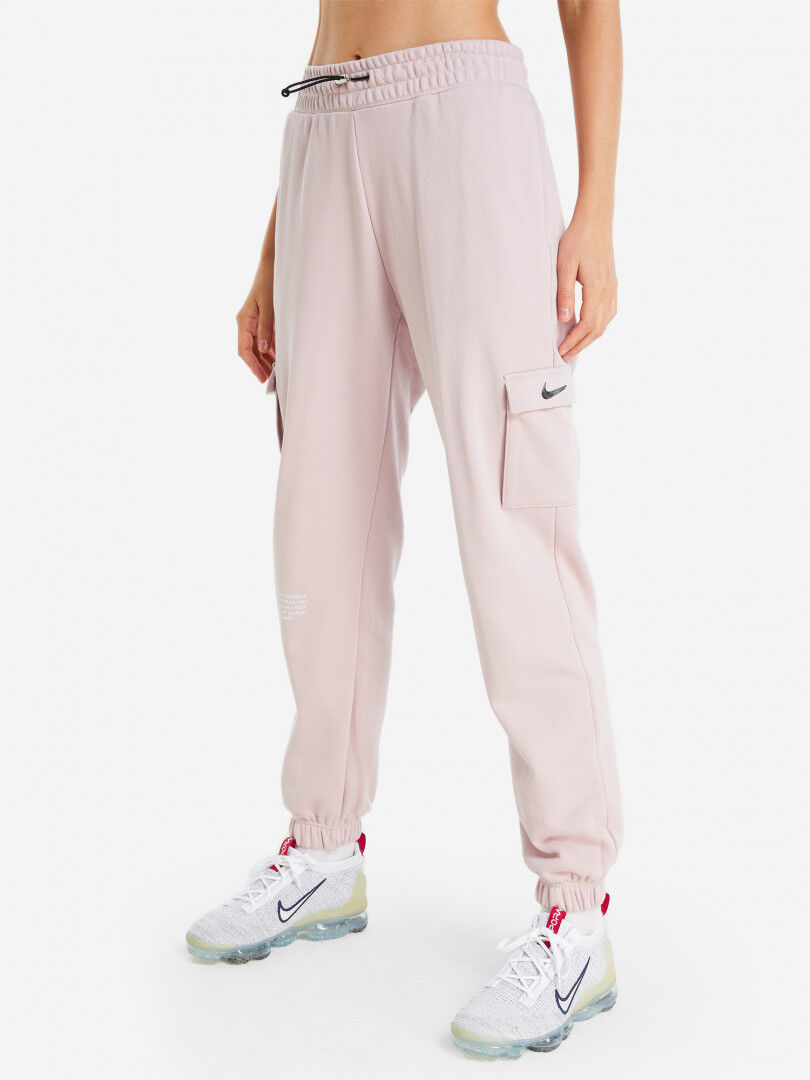 Брюки женские Nike Nsw Swoosh, Бежевый CZ8905N06-645 фото 1
