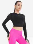 Лонгслив женский Reebok Studio Mesh, Черный 100075380R00-. фото 2