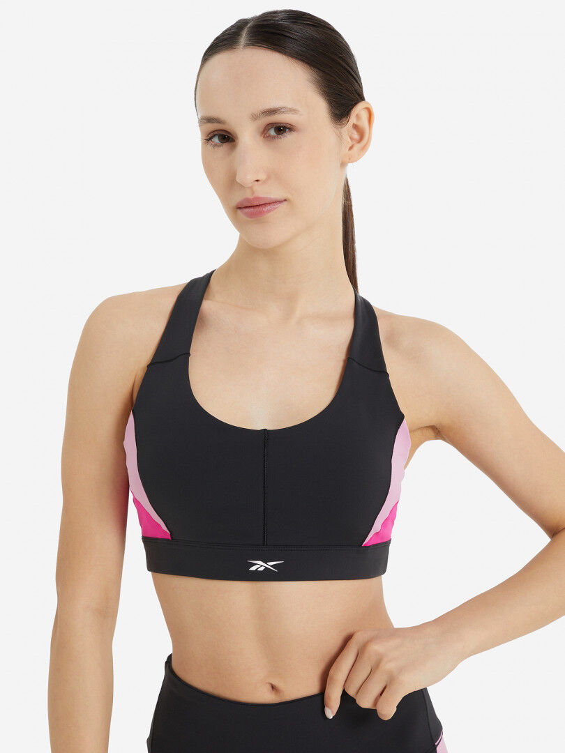 Спортивный топ бра Reebok Lux Racer, Черный 100076161R00-. фото 1