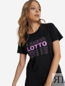 Футболка женская Lotto Logo 2, Черный LTA241F823L0W-01 фото 1