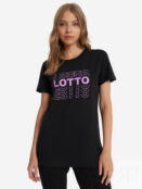Футболка женская Lotto Logo 2, Черный LTA241F823L0W-01 фото 2