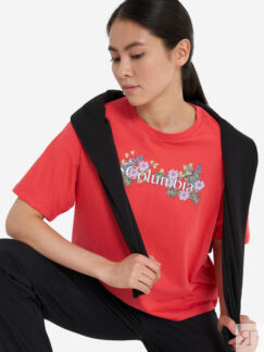 Футболка женская Columbia North Cascades Relaxed Tee, Оранжевый
