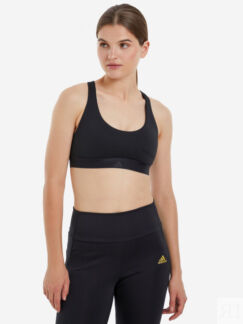 Спортивный топ-бра adidas, Черный