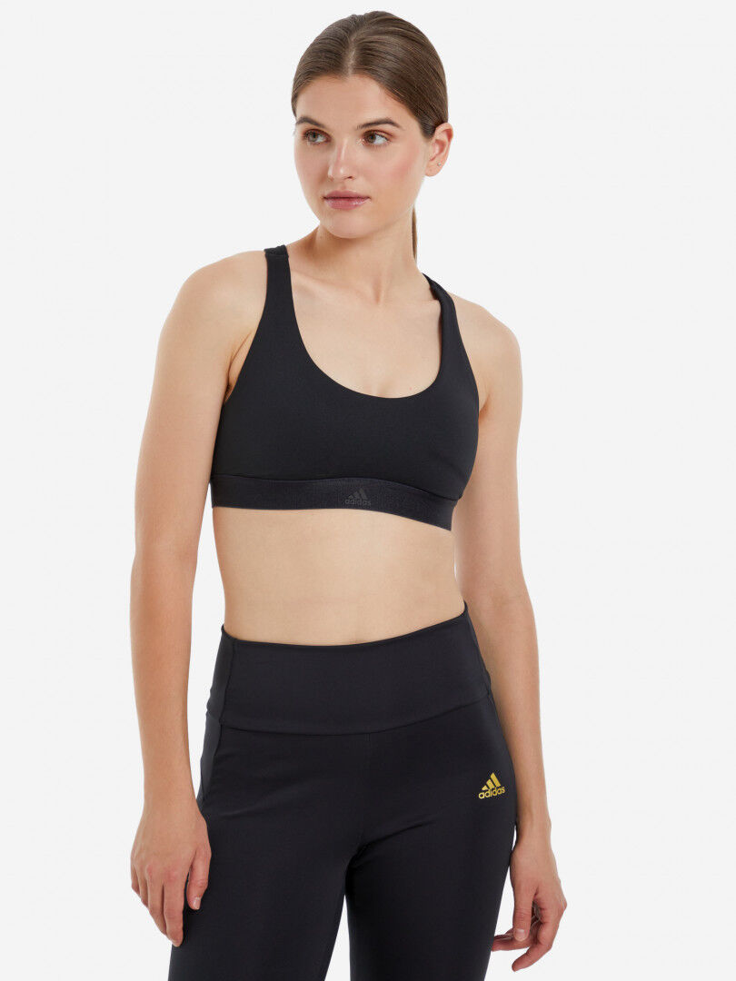 Спортивный топ-бра adidas, Черный DM7203A01-. фото 1