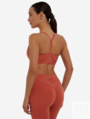 Спортивный топ бра Gymshark Twins, Оранжевый B2A2LG33-OBDL-AQ2 фото 2