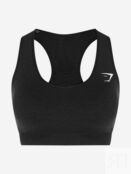Спортивный топ бра Gymshark Vital Seamless, Черный GLSB1883G33-BKM фото 4