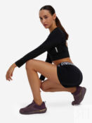 Шорты женские Gymshark Fit, Черный GLSH006G33-BK-WH фото 3