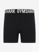 Шорты женские Gymshark Fit, Черный GLSH006G33-BK-WH фото 5