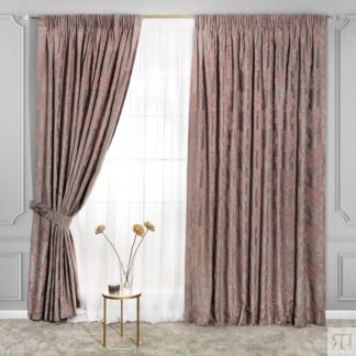 Комплект штор с подхватами Togas Бриали розовый 260x275 см