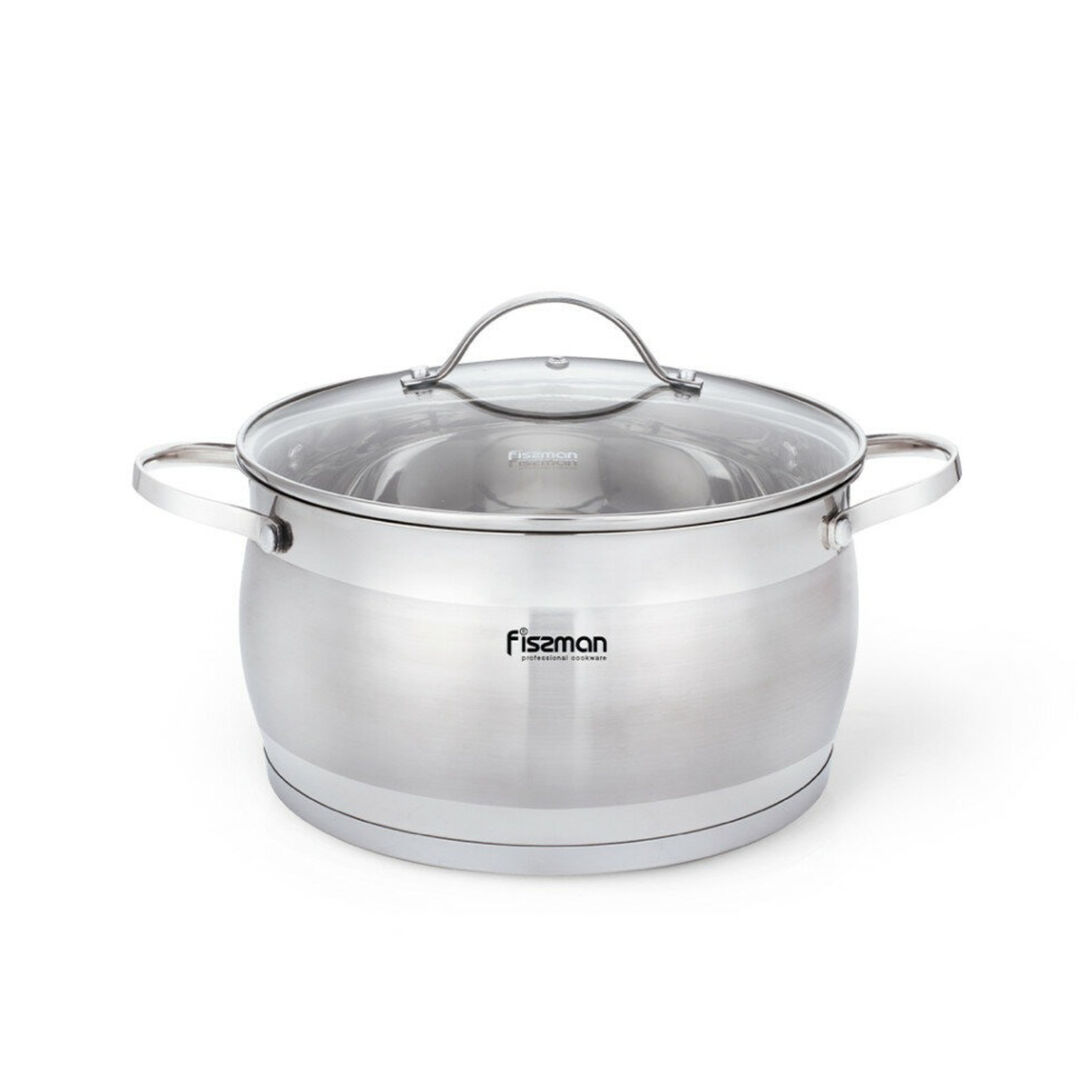 Кастрюля Fissman Fabiana 5357 нержавеющая сталь 18x10,5 см, 2,6 л фото 1