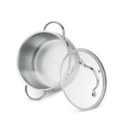 Кастрюля Fissman Fabiana 5357 нержавеющая сталь 18x10,5 см, 2,6 л фото 3