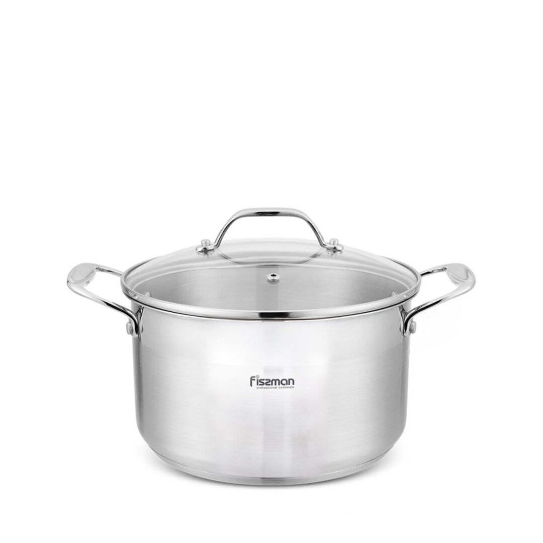 Кастрюля Fissman Platino 5477 нержавеющая сталь, 20x11,5см, 3,3 л фото 1