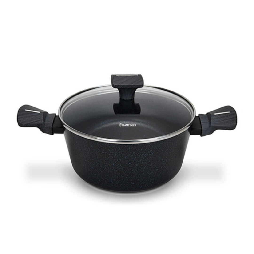 Кастрюля Fissman Ferro 14525 алюминиевая 24x11,5см, 4,43 л фото 1