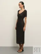 Платье ажурной вязки с хлопком в составе Zarina ZR2505022923-27 фото 4