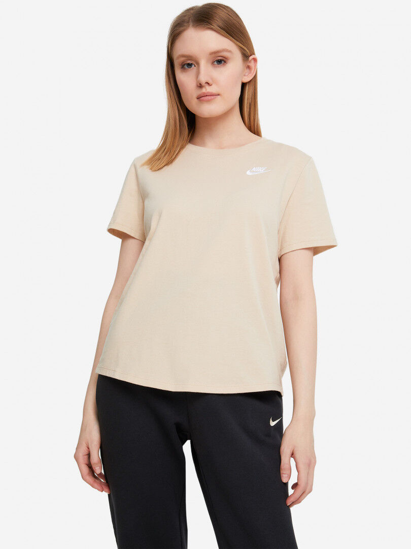 Футболка женская Nike Club Essentials, Бежевый DX7902N06-126 фото 1