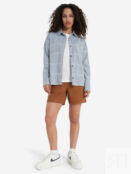 Рубашка женская Carhartt Midweight Flannel, Голубой 105989C2H-HD4 фото 4