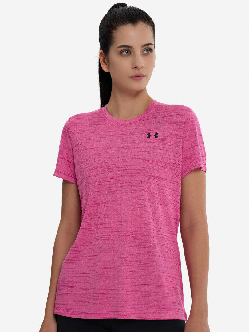 Футболка женская Under Armour Tech Tiger, Розовый 1384222U0F-686 фото 1