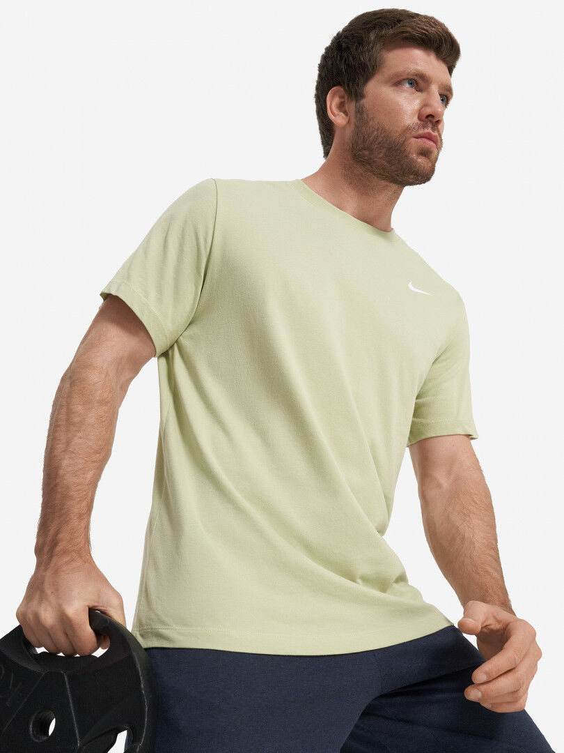 Футболка мужская Nike Crew Solid, Зеленый AR6029N06-371 фото 1