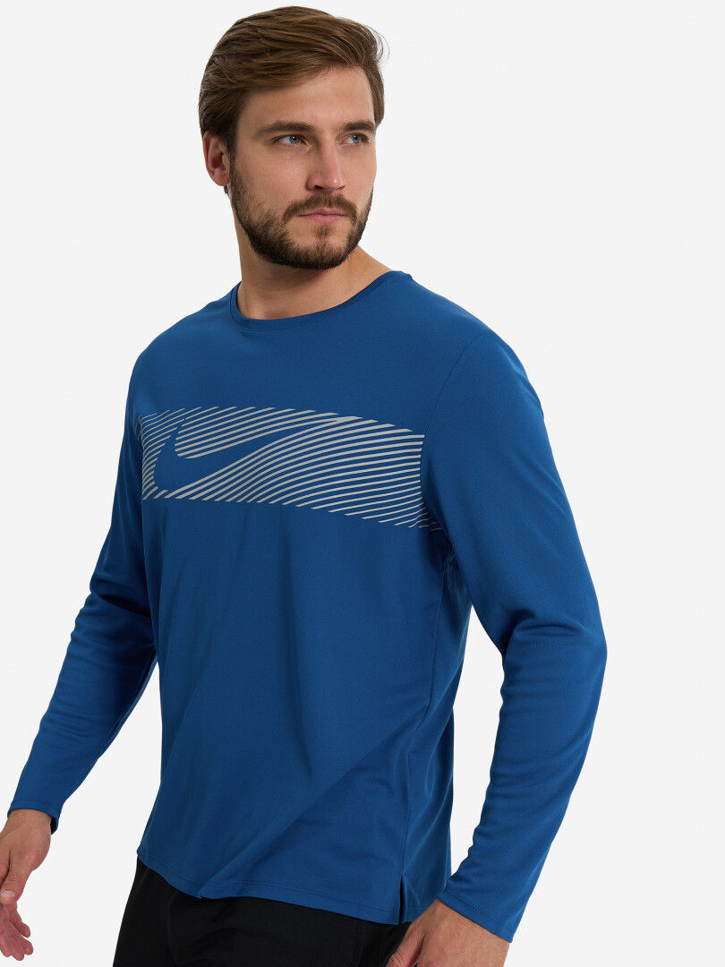 Лонгслив мужской Nike Miler, Синий FB8552N06-476 фото 1