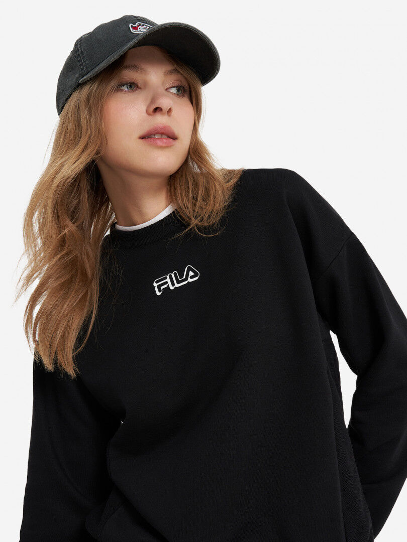 Свитшот женский FILA, Черный SS24SPW001FLA-0 фото 1