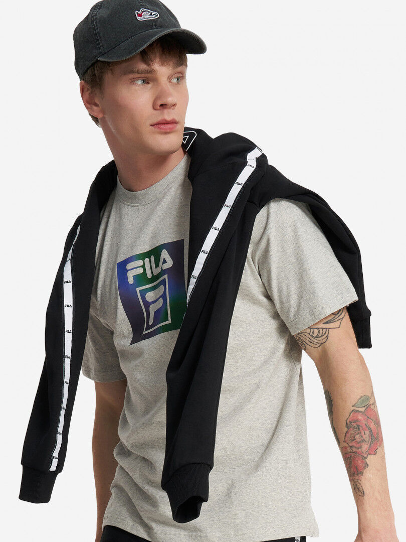 Футболка мужская FILA, Серый SS24SPM080FLA-289 фото 1