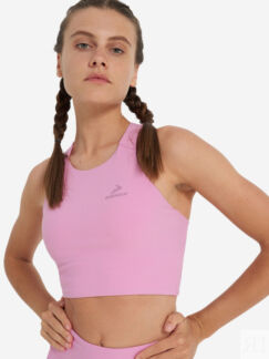 Спортивный топ бра Demix HighFlow Yoga Longline, Фиолетовый