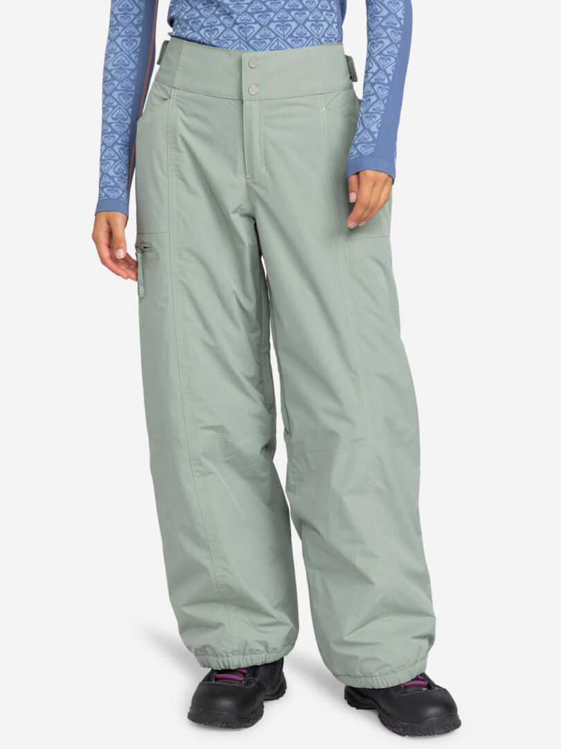 Брюки утепленные женские Roxy Chloe Kim, Зеленый ERJTP03262R17-GJN0 фото 1