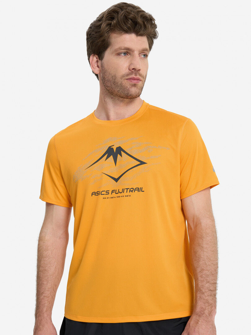 Футболка мужская ASICS Fujitrail Logo, Оранжевый 2011C981ASC-800 фото 1