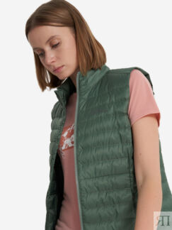 Жилет пуховый женский Jack Wolfskin Pilvi, Зеленый