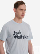 Футболка мужская Jack Wolfskin Brand, Синий 1809771J01-1409 фото 1