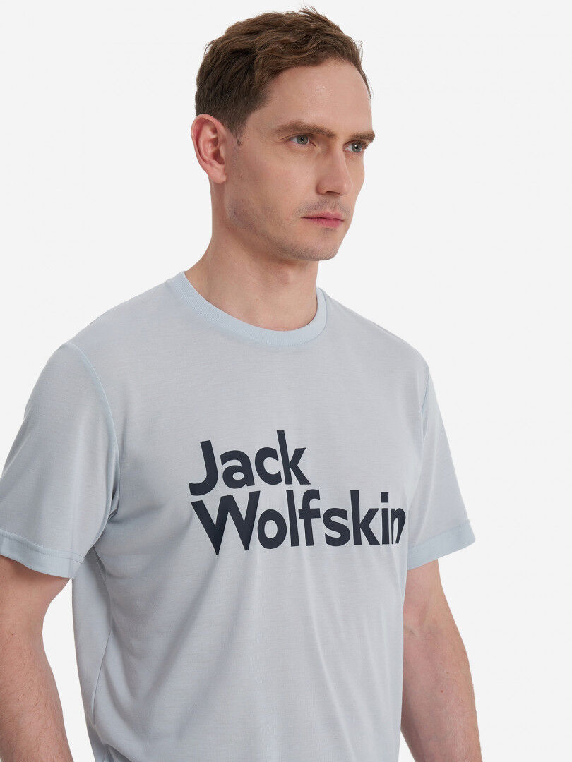 Футболка мужская Jack Wolfskin Brand, Синий 1809771J01-1409 фото 1