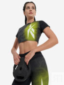 Футболка женская Reebok Lux Bold Cropped, Черный 100205571R00-. фото 1