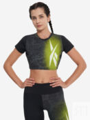 Футболка женская Reebok Lux Bold Cropped, Черный 100205571R00-. фото 2