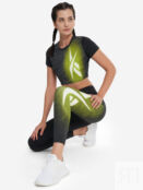 Футболка женская Reebok Lux Bold Cropped, Черный 100205571R00-. фото 5