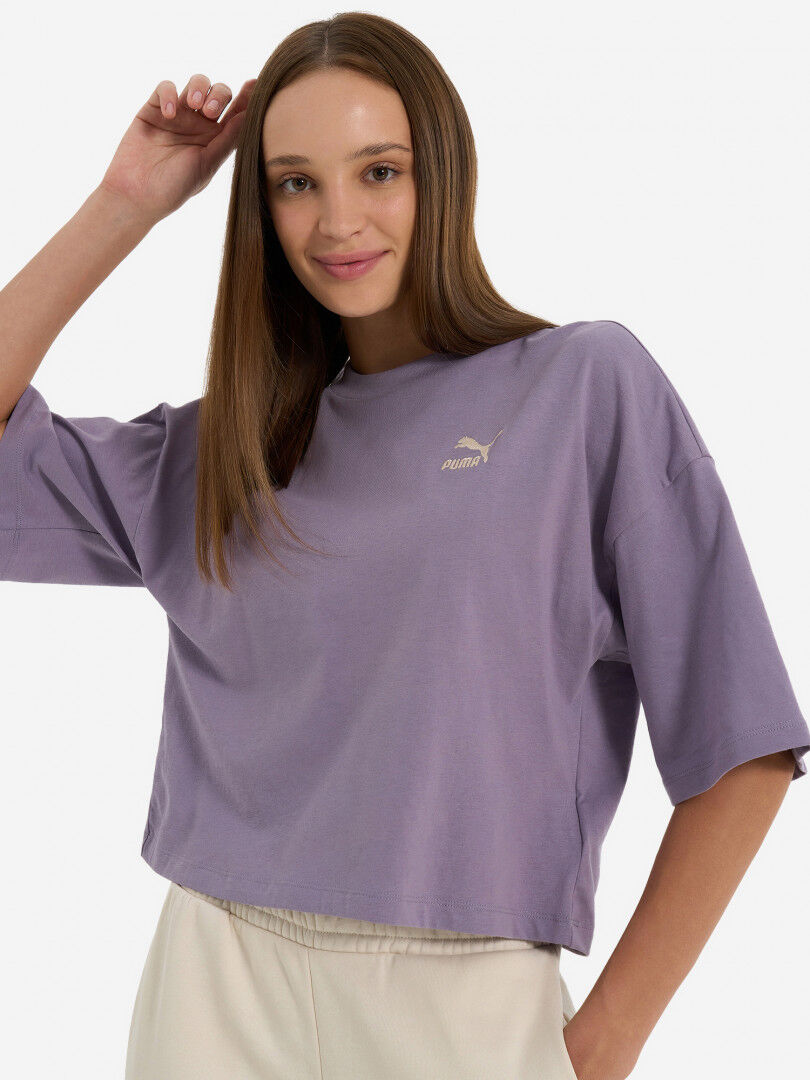 Футболка женская оверсайз PUMA, Фиолетовый 624226P0P-30 фото 1