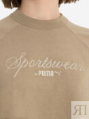 Футболка женская PUMA Classics +, Коричневый 626554P0P-67 фото 5