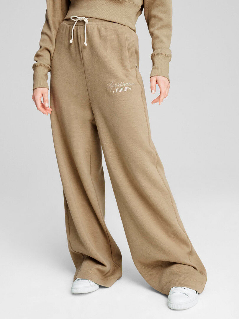 Брюки женские PUMA Classics +, Коричневый 626568P0P-67 фото 1