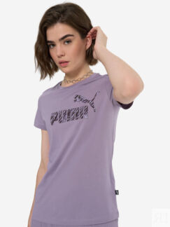 Футболка женская PUMA Ess+, Фиолетовый
