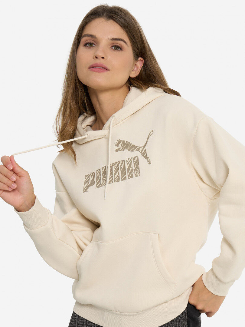 Худи женская PUMA Ess+, Бежевый 681492P0P-87 фото 1