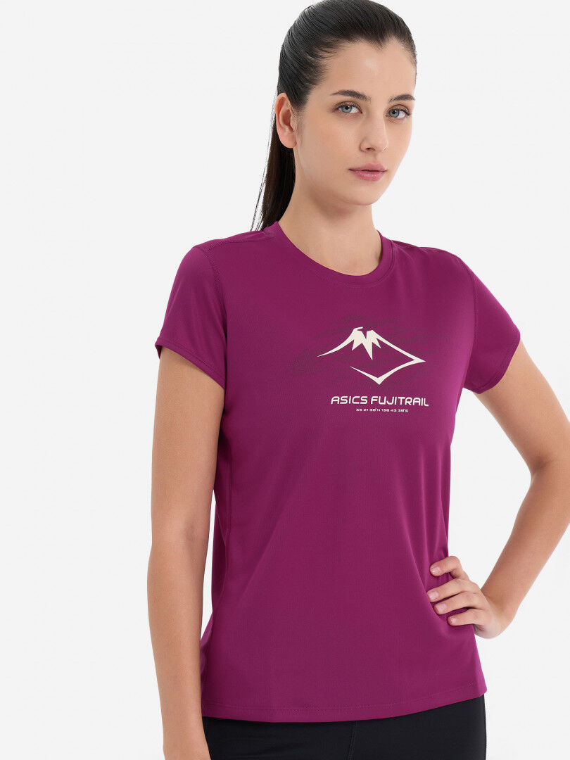 Футболка женская ASICS Fujitrail Logo, Фиолетовый 2012C971ASC-500 фото 1