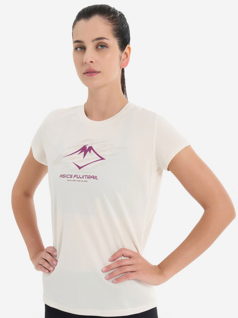 Футболка женская ASICS Fujitrail Logo, Бежевый 2012C971ASC-200 фото 1